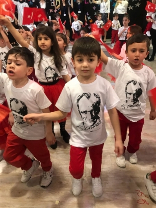 23 Nisan Ulusal Egemenlik ve Çocuk Bayramı Kutlamaları Anaokulu Öğrencilerimiz